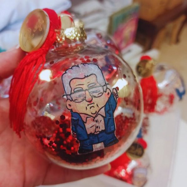 Χριστουγεννιάτικη Μπάλα ΑΥΤΟΙ ΕΙΣΤΕ Καλλιτεχνικό Εργαστήριο Το λειρί του Κόκορα