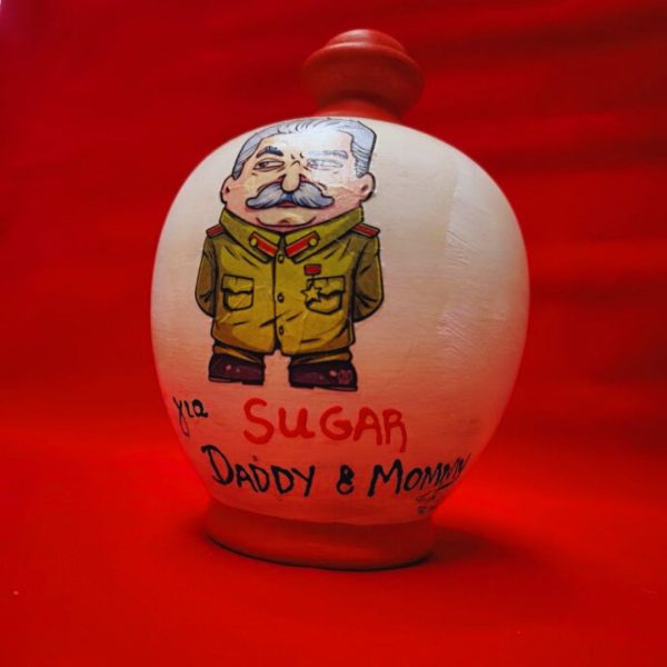 Κεραμικός Κουμπαράς για Sugar Daddy & Mommy Καλλιτεχνικό Εργαστήριο Το λειρί του Κόκορα