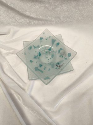 σταχτοδοχείο απο φυσητό γυαλί σιελ