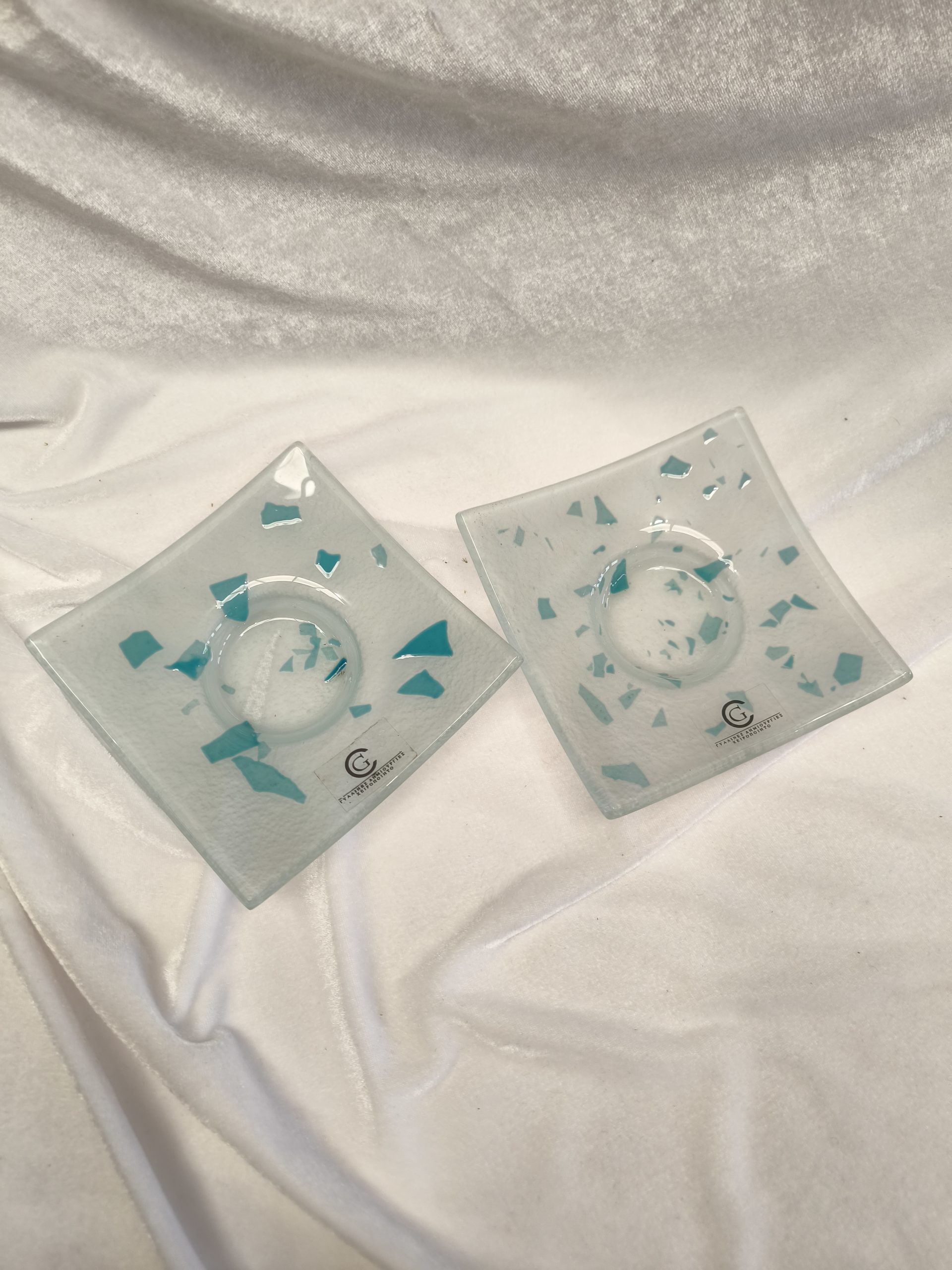 Σταχτοδοχείο από φυσητό γυαλί σιελ Σετ - Image 4