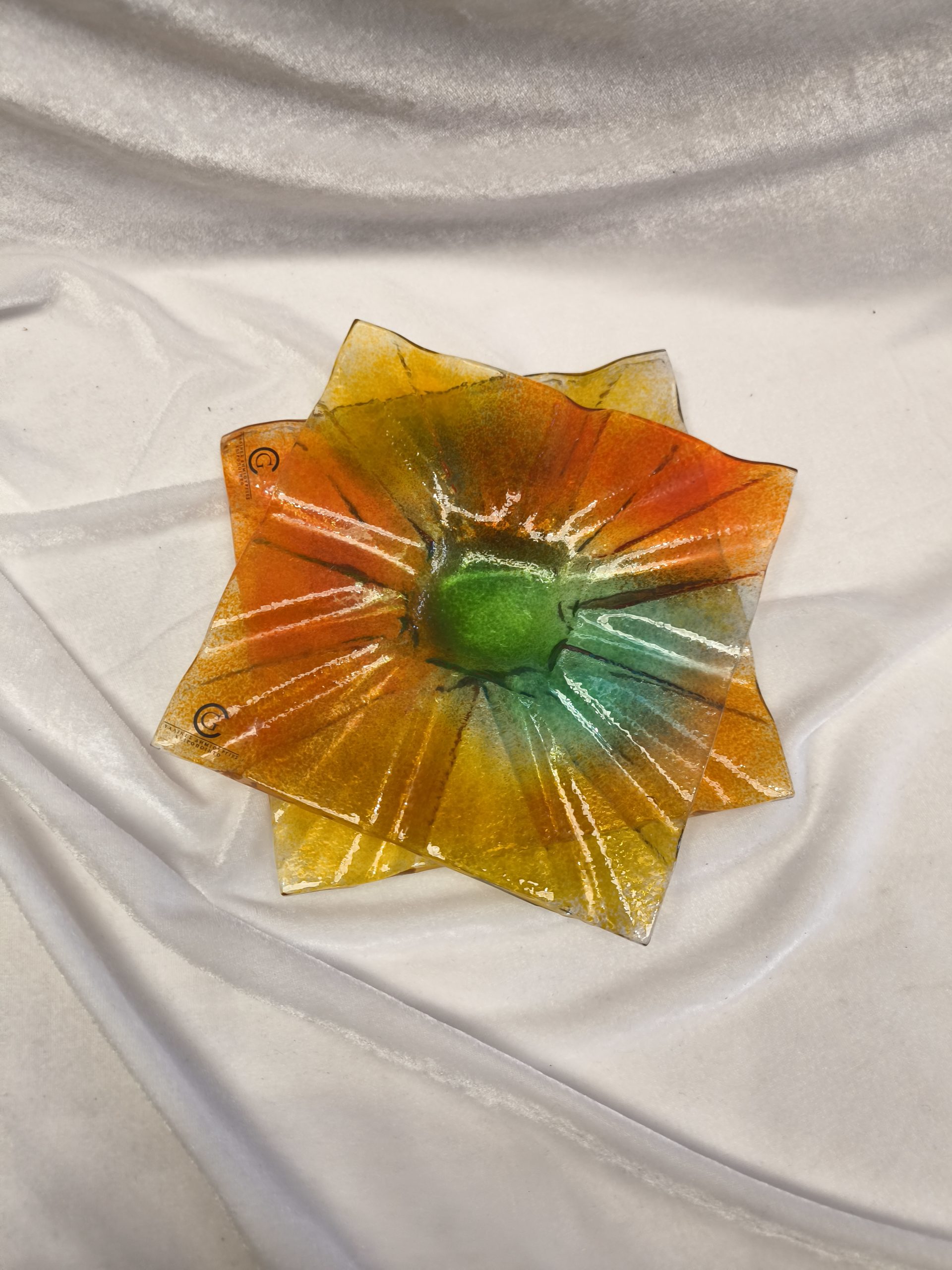 σταχτοδοχειο απο φυσητο γυαλι