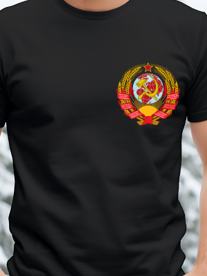 t-shirt MAURO CCCP t-shirt μαύρο CCCP