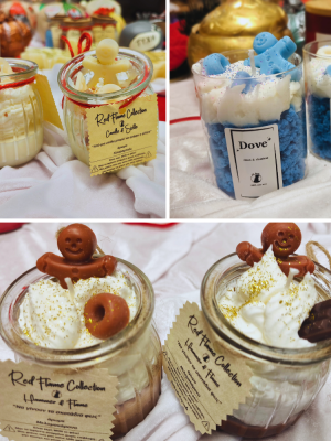 Κερί σόγιας γλυκό με σαντιγύ