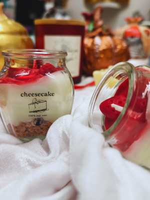 Κερί σόγιας cheesecake