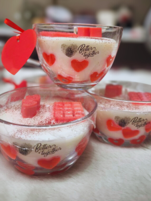 Κερί σόγιας Αγίου Βαλεντίνου σε κούπα “Better Together”