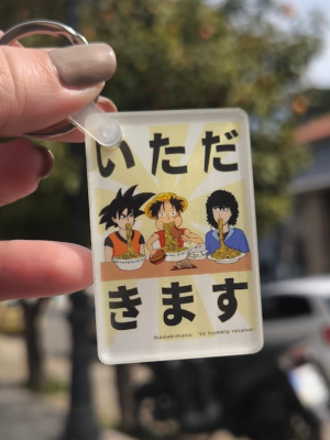 songoku Λαμπάδα Cult με μπρελόκ Son goku & friends