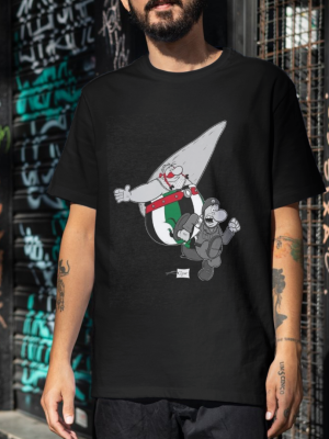 t-shirt zgur μαύρο Οvelix pro Palestine